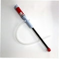 thumbnail image 3 of Pompe de Transfert de Liquide à Piles avec Tuyau Flexible pour Diesel Carburant Huile Gaz Eau Rouge 1 Pce Siphon de Voiture, 3 of 5
