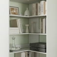 thumbnail image 6 of 71" Tall White Corner Bookshelf, 6 Tier L-Shape Corner Shelf Stand, Freestanding Wood Display Stand for Living Room and Office, 6 of 8