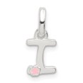 thumbnail image 1 of 925 Sterling Silver Dainty Letter I Initiale Nom Monogramme Collier Pendentif Pendentif, 1 of 5