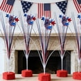 thumbnail image 6 of Bomd 4th of July Patriotic Artificial Berry Stem Picks Red White and Blue Stars Flowers Decoration, Pentagram Faux Berry Branches for Home Office Restaurant Vase Decor, 6 of 9