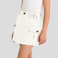 thumbnail image 4 of Cethrio Girls Cotton Skirts, Elastic Waist Vacation Casual Summer Summer Skirts White Size 6, 4 of 5