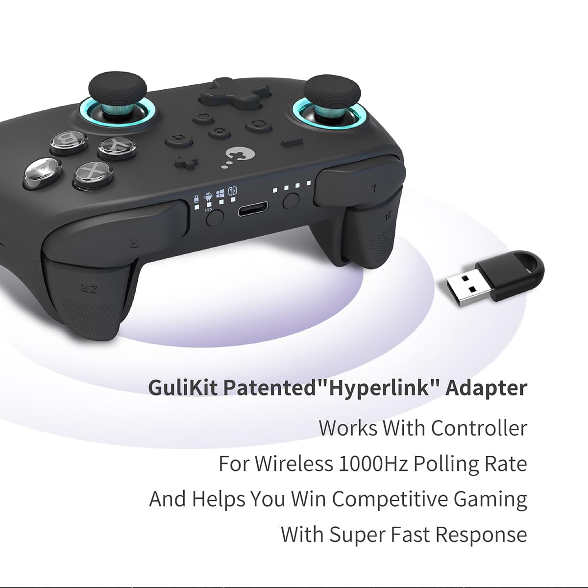 GuliKit KK3 Max Wireless Controller with Hall Effect Joysticks, Compatible with Switch/PC/Android/iOS/Steam Deck - Black - Walmart.com GuliKit KK3 Max Wireless Controller with Hall Effect Joysticks, Compatible with Switch/PC/Android/iOS/Steam Deck - Black - Walmart.com