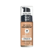 Revlon ColorStay Face Makeup for Normal and Dry Skin, SPF 20, Longwear Medium-Full Coverage with Matte Finish, Oil Free, 240 Medium Beige