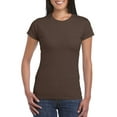 thumbnail image 2 of Gildan Lds Softstyle T Chocola, 2 of 2