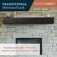 thumbnail image 2 of Mantels Direct Dakota 48 Inch Pine Wood Fireplace Mantel Shelf - Coffee Bean, 2 of 10