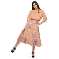 thumbnail image 2 of Moomaya Jupe en Coton avec Taille Élastique à Enfiler Jupe Évasée Imprimée Tenue d'Été, 2 of 5