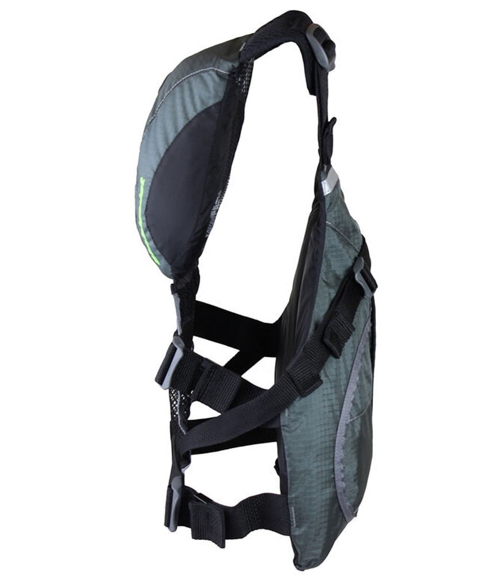 Stohlquist Men's Ebb Lifejacket (PFD) Gray LG/XL 40in - 46in