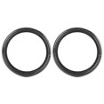 thumbnail image 2 of Embellecedor Del Anillo De La Bocina De La Puerta, Embellecedor Del Anillo Del Altavoz De La Puerta Del Coche Patrón De Carbono Suave Y Resistente Al Desgaste Para Vehículo, 2 of 7