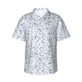 thumbnail image 2 of Picia Fitness Guru Gentle Cotton Regular Fit Short Sleeve Casual Hawaiian Shirt for Men-X-Large, 2 of 8