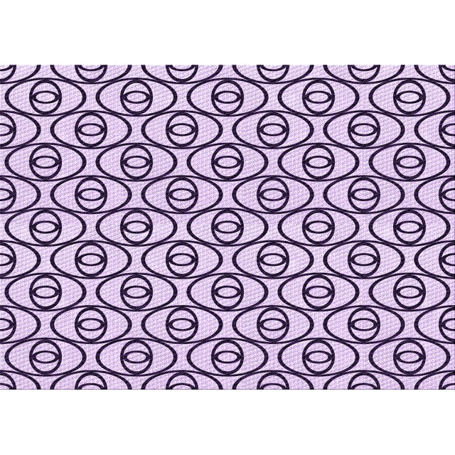 Ahgly Tapis Rectangulaire Lavable en Machine Intérieur Transitionnel Rebecca Violet, 2 Pieds x 4 Pieds