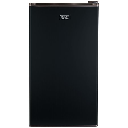 BLACK+DECKER 3.2 Cu Ft Mini Fridge with Freezer BCRK32B, Black