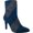 Navy/Multi Suedette Fabric, variant on Rialto Women's Casual Patchwork Casilda Bootie Black Size 5 M