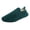 Green, variant on YLYL Warm House Slippers for Men Women Memory Foam Anti-Skid Sole Indoor Outdoor Bedroom Shoes