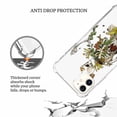 thumbnail image 3 of Bones and Botany Case for iPhone 12,Aesthetic Art Design Pattern Soft TPU Bumper Case Cover, 3 of 5