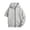 Grey, variant on Hoodie for Kids Zip up Jacket Unisex Lightweight Casual Sweatshirt with Zip off Sleeve Convertible Black Hoodies Size 5-15 Years