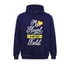 thumbnail image 3 of Camiseta con el mensaje "Mi corazón está en ese campo", regalo para mamá, sudaderas con capucha divertidas de softbol, sudaderas de manga larga para estudiantes, sudaderas geniales, 3 of 5