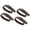 Design 9, variant on 4Pcs Windbreaker Sleeve Extension Strap Adjustable PU Cuff Lengthening Belt For Men Women Jackets Coat Outerwear