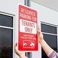 thumbnail image 3 of Parking Reserved for Tenants Only Sign, Private Driveway Warning Sign 3pk, 3 of 3