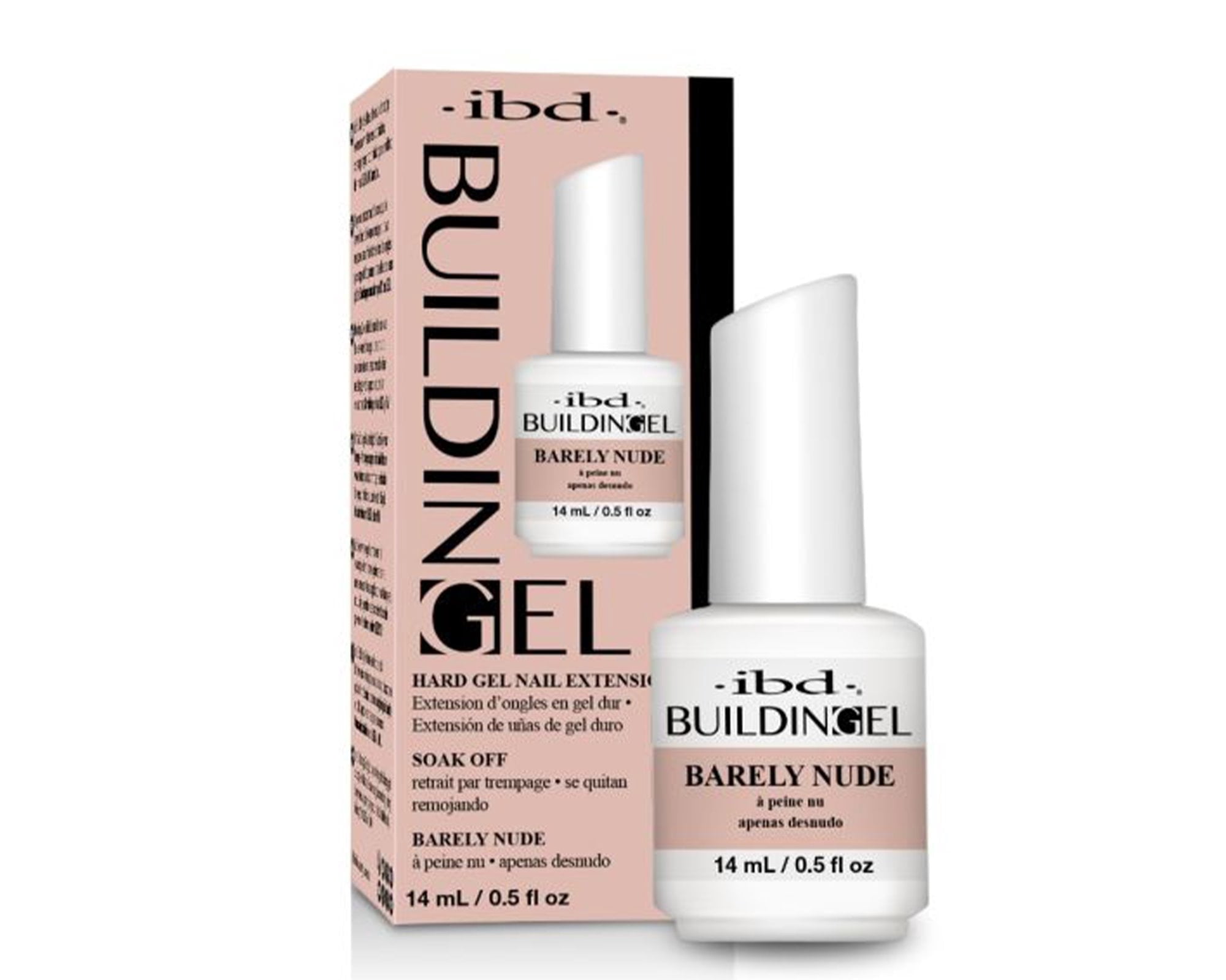 ibd, Hard Building Gel, 0.5 oz, Soak-Off Nail Extension - Walmart.com