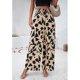 thumbnail image 5 of Women Floral Print Palazzo Pants Summer Bohemian Wide Leg Pants High Waist Casual Lounge Pant Trousers with Pockets Yellow XL, 5 of 5