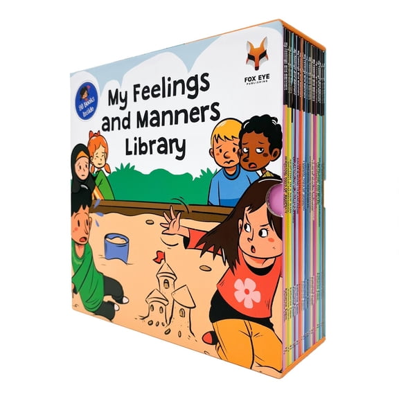 Early Readers My Feelings and Manners Behaviour Library Books Collection Set (NEW COVERS - Age 3-5)