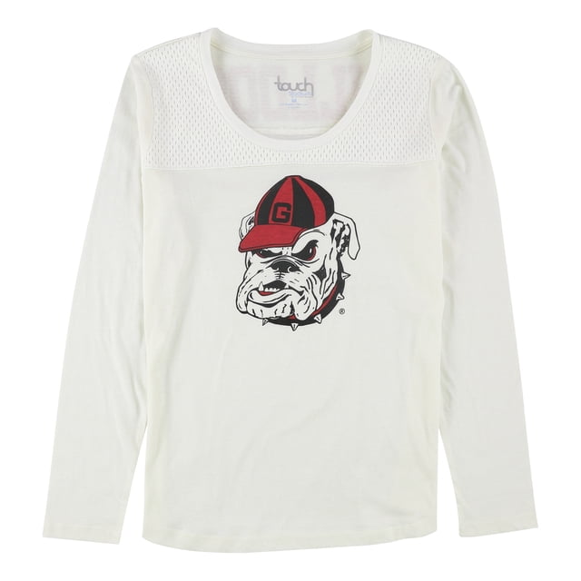 Touch T-Shirt Graphique pour Femmes Georgia Bulldogs, Blanc Cassé, Moyen
