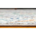 thumbnail image 4 of Unique Loom Voce Austin Rug Light Gray/Blue 9' x 12' 2" Rectangle Border Vintage Perfect For Living Room Bed Room Dining Room Office, 4 of 7