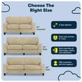 thumbnail image 4 of Serta Palisades 73" Track Arm Sofa with Removable Covers Silica Sand, 4 of 17