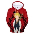 thumbnail image 1 of Sudaderas con capucha de los siete pecados capitales, chaqueta informal para adultos y niños, tallas para niños, Meliodas, jersey de Cosplay07XXL Deng Xun unisex, 1 of 2
