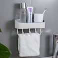 thumbnail image 3 of Adhesive Shower caddy Bathroom Shelf Wall Mount Shower Shelf Holder, 3 of 5