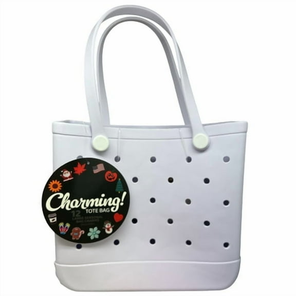 Charming Tote Bag With 12 Removable Charms