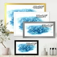 thumbnail image 4 of Designart 'Abstract Blue Turquoise Cloud' Modern Framed Art Print, 4 of 4
