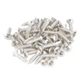 thumbnail image 2 of 50 Uds. Tornillos de golpeador para bajo eléctrico de 12x2,5mm, tornillos de montaje de cubierta de varilla de placa trasera (plata), 2 of 7