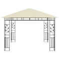 thumbnail image 3 of vidaXL Gazebo Outdoor Canopy Wedding Tent Patio Pavilion with Mosquito Net, 3 of 5