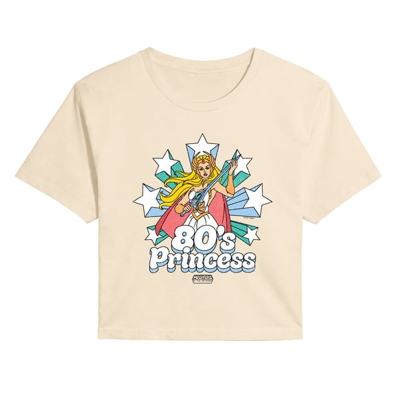 Masters of the Universe - 80's Princess She-Ra - Juniors Cropped Graphic T-Shirt