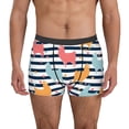 thumbnail image 2 of Goofa Colorful Llama Printed Men's Boxer Briefs Underwear, Moisture-Wicking Underwear, Trunk,Soft and Breathable Cotton Underwear-, 2 of 9