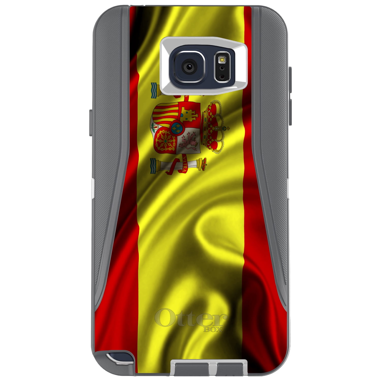 DistinctInk Custom Grey OtterBox Defender Series Case for Samsung Galaxy Note 5...