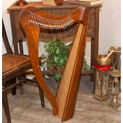 Roosebeck Heather Harp 22-String, Sheesham 5-Panel, Chelby Levers