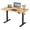 Maple, variant on SONGMY Electric Height Adjustable Standing Desk Large 55 x 24 Inches Sit Stand up Desk Home Office Computer Desk Memory Preset with T-Shaped Metal Bracket, Light Wood