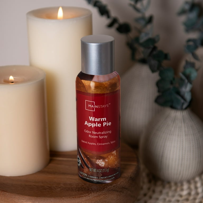 Mainstays Odor Neutralizing Room Spray, Warm Apple Pie Air