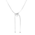 thumbnail image 2 of Long Bow Tie Tassel Pull Necklace For Women, 2 of 2