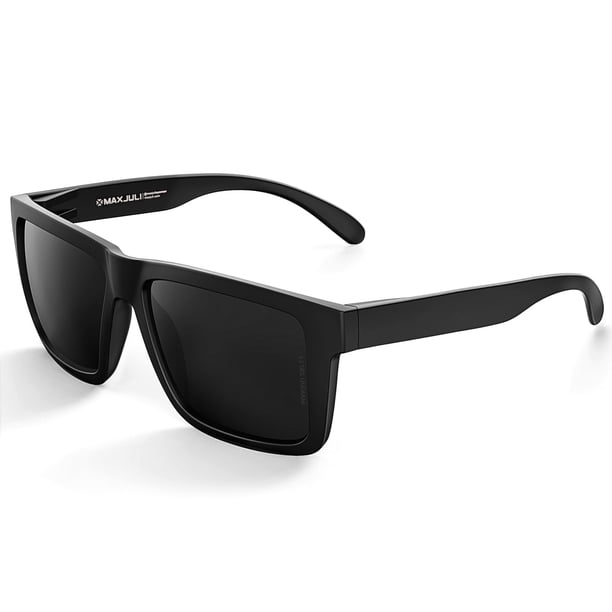 Gafas de sol MAXJULI XXL Talla Z87 para hombre TR90 UV400 negro/gris
