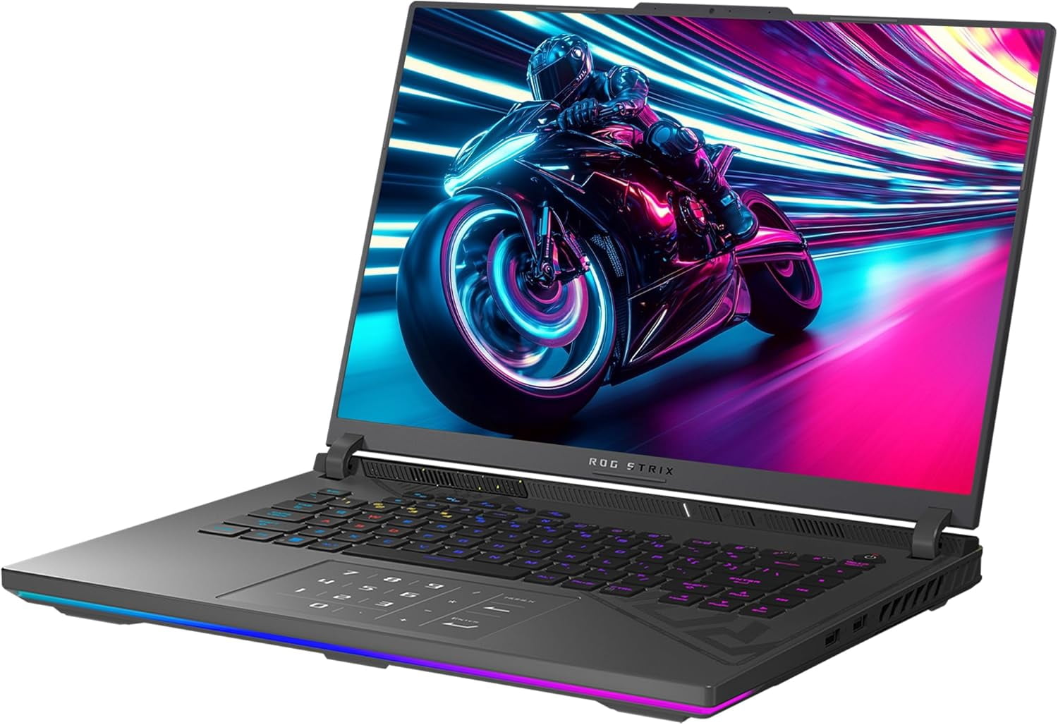 ASUS ROG Strix G16 Gaming Laptop, AMD Ryzen 9-9955HX, 32 GB DDR5 RAM, 1 TB PCIe SSD, 16" 2.5K (2560x1600) Display, Nvidia G-Force RTX 5070Ti, Backlit Chiclet Keyboard RGB, W11 Pro, Eclipse Gray