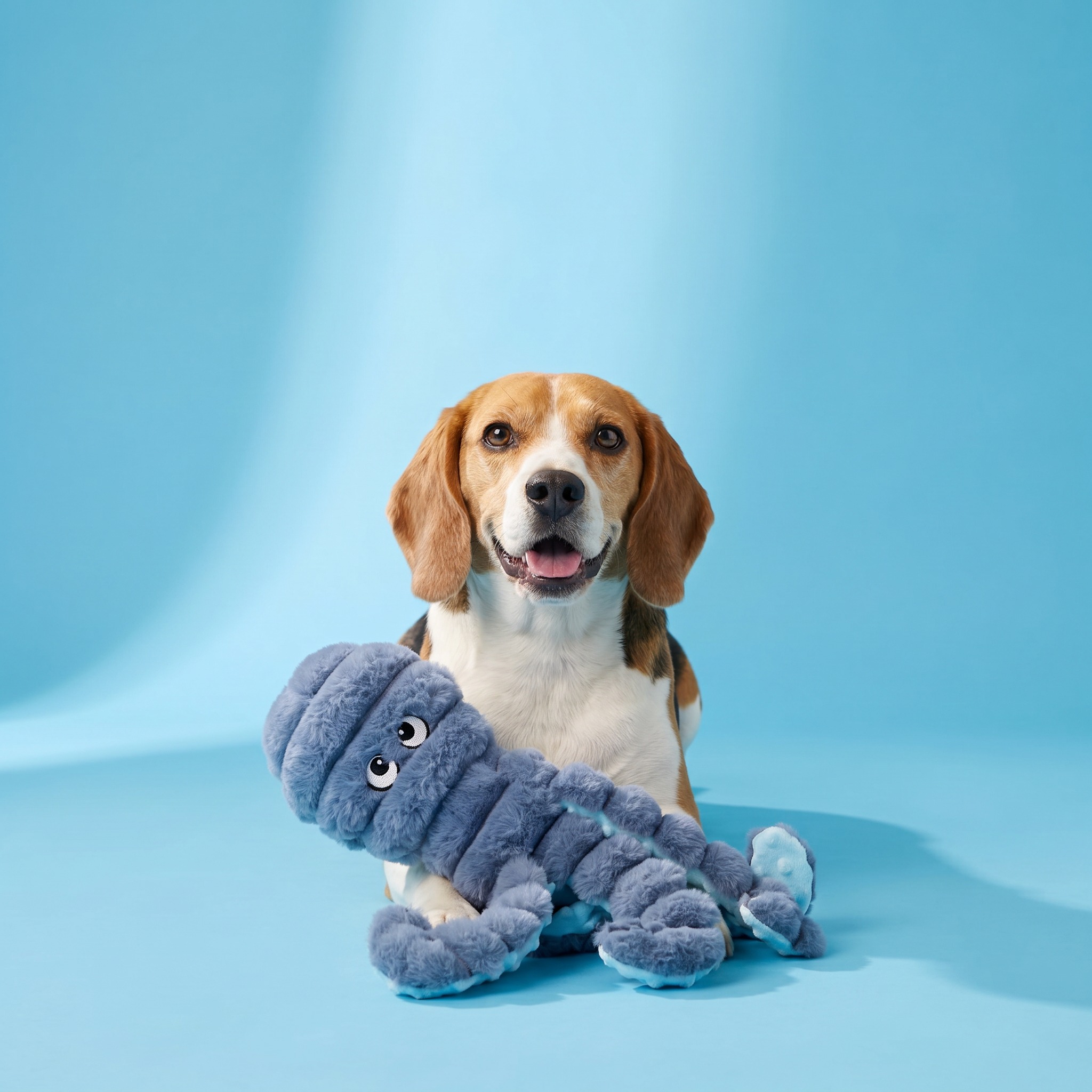 Vibrant Life Gray Octopus Plush Dog Toy with Squeaker photo 2