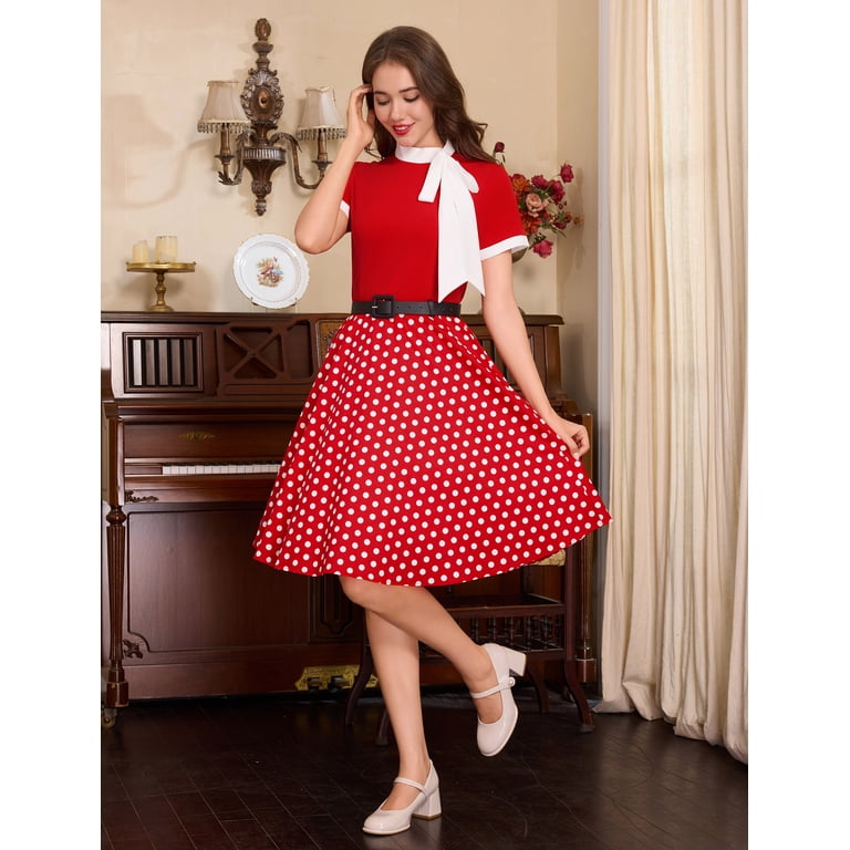 vintage style fall dresses vintage inspired 1950s Plaid wool dress, Long sleeves wool dress, women dress, Swing dress, classic dress, Autumn winter dress 2448#