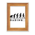 thumbnail image 1 of Ape Monkey Human Evolutionary Civilization Desktop Wooden Photo Frame Display Picture Art Painting Multiple Sets, 1 of 3