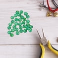 thumbnail image 7 of Eease 50pcs 8mm Green Glass Beads for Jewelry Making and Decor, 7 of 7