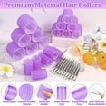 thumbnail image 2 of Jumbo Hair Curlers Rollers with Clips, 28 Pcs Big Rollers for Hair Set with 3 Sizes Self Grip Hair Roller for Long Medium Short Thick Thin Hair Bangs Volume, Salon Hair Dressing DIY Hair Roller, 2 of 8