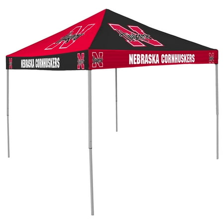Nebraska Tent w/ Cornhuskers Logo - 9 x 9 Checkerboard Canopy