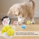 thumbnail image 4 of lote De 3 Pom Poms Doux Et Colors, Jouets Mcher Interactifs Pour Les Chats D'intrieur Et Les Chatons Joueurs, 4 of 5